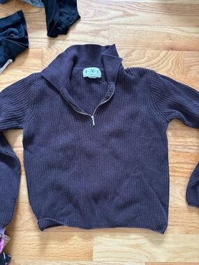 Brown pullover sweater